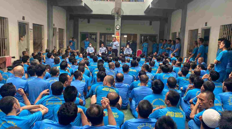 Sosialisasi Permen Imipas Nomor 1 Tahun 2025 diikuti Rutan Batam secara Virtual
