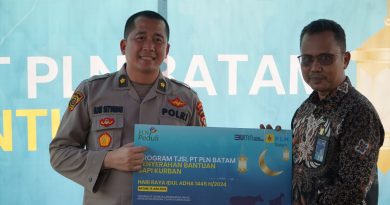 PLN Batam Salurkan Hewan Kurban Iduladha 1446 H untuk Masyarakat