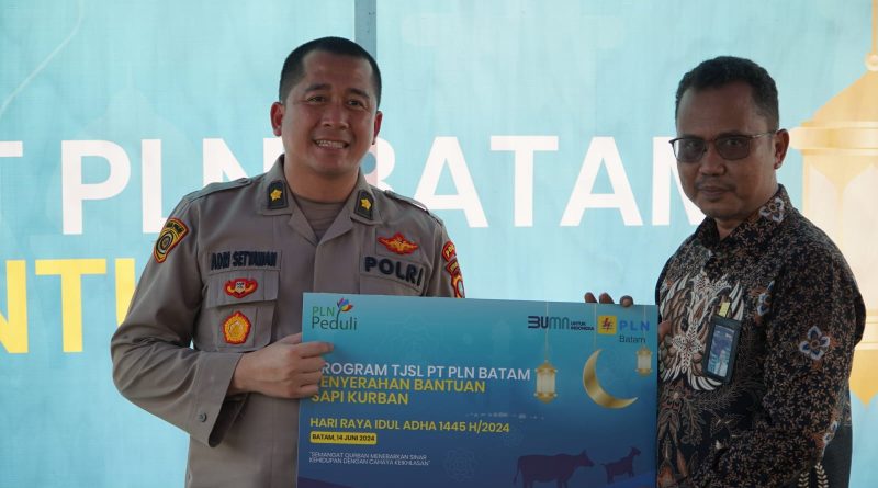 PLN Batam Salurkan Hewan Kurban Iduladha 1446 H untuk Masyarakat